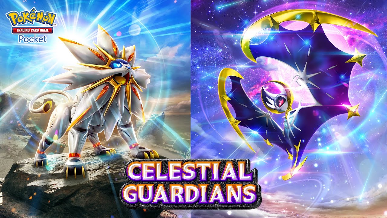 Celestial Guardians: Lunala ex and Solgaleo ex descend on Pokémon TCG Pocket