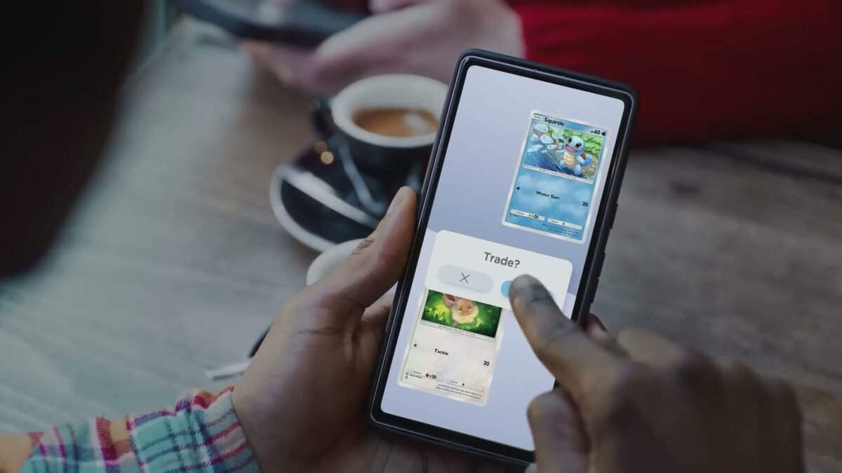 Trading goes live: Pokémon TCG Pocket adds card trading