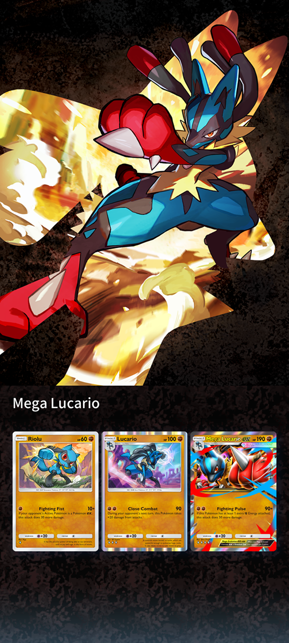 Mega Lucario themed accessories arriving April 30 in Pokémon TCG Pocket