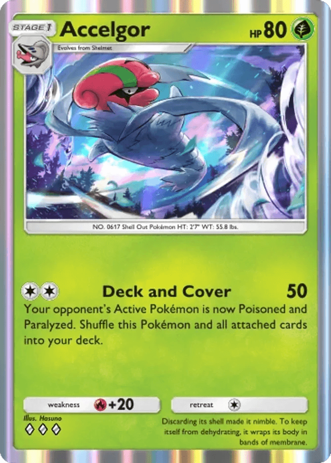 Accelgor card by Hasuno
