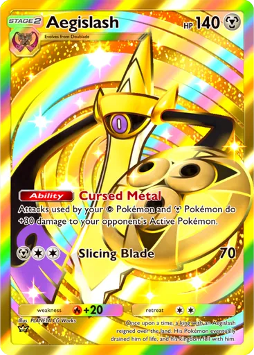 Aegislash (b1a-102) card in Pokémon TCG Pocket