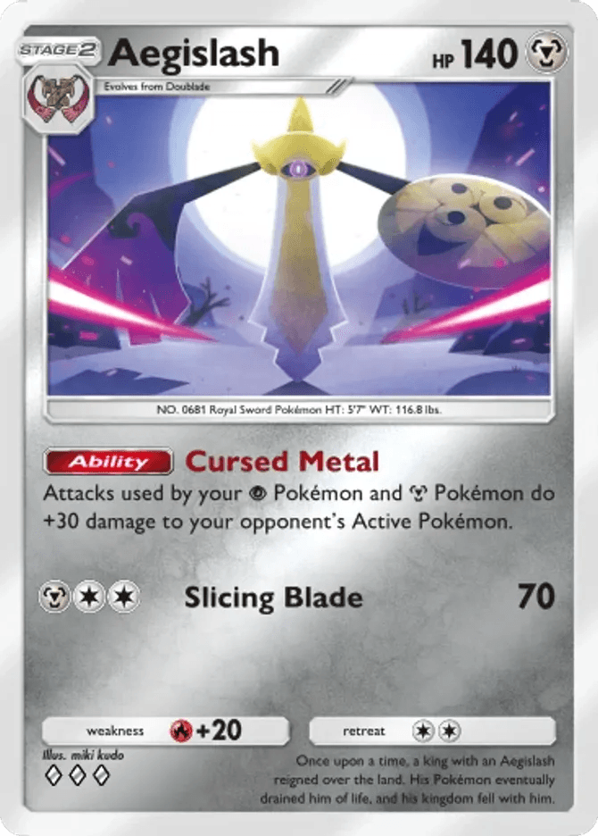 Aegislash-Karte von miki kudo