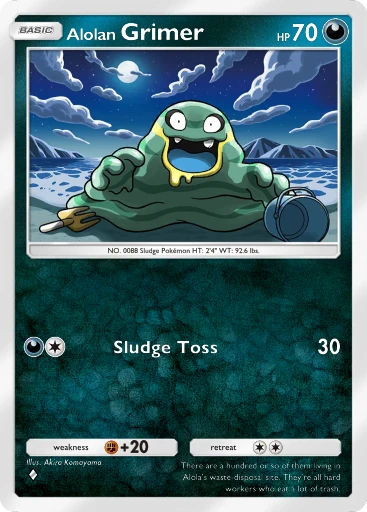 Alolan Grimer (a4b-233) card in Pokémon TCG Pocket