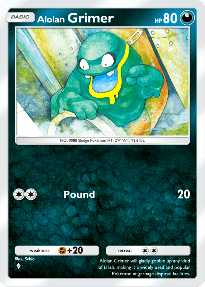 Alolan Grimer (b2-096) card in Pokémon TCG Pocket