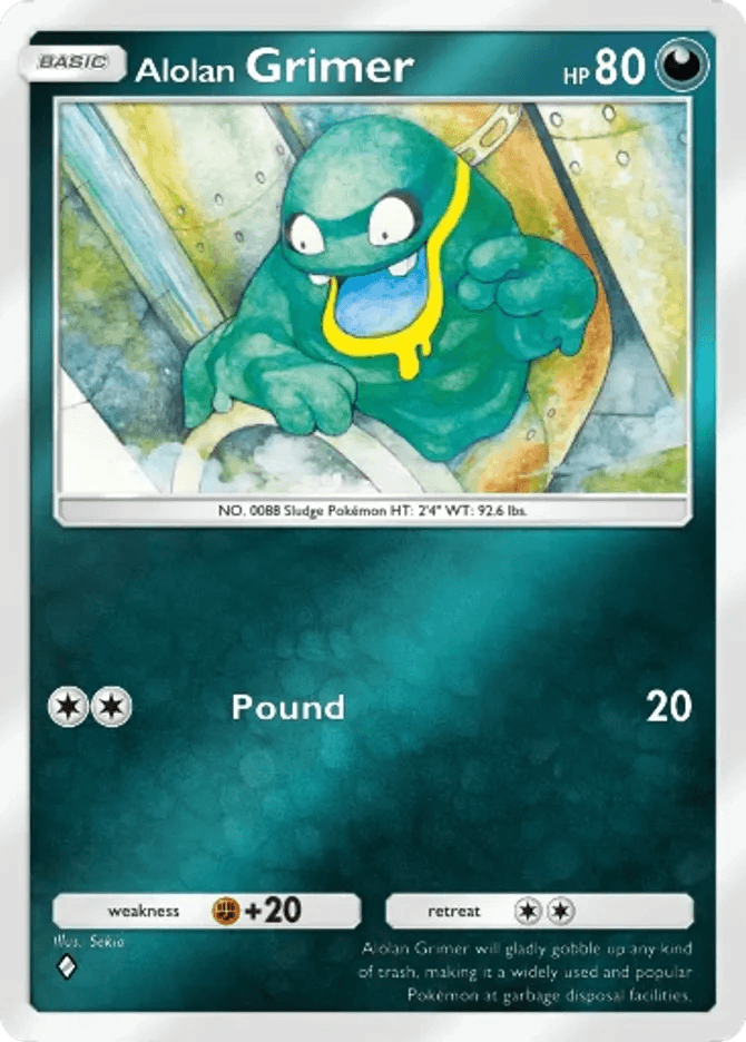 Alolan Grimer (b4b-324) card in Pokémon TCG Pocket