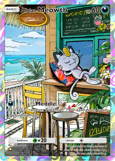 Alolan Meowth (a3a-073) card in Pokémon TCG Pocket