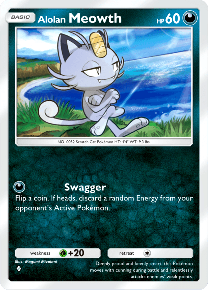Alolan Meowth (b2-094) card in Pokémon TCG Pocket