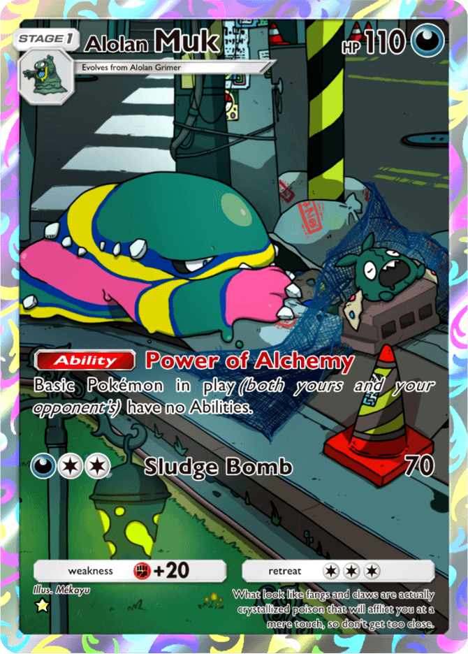 Alolan Muk (b2-173) card in Pokémon TCG Pocket