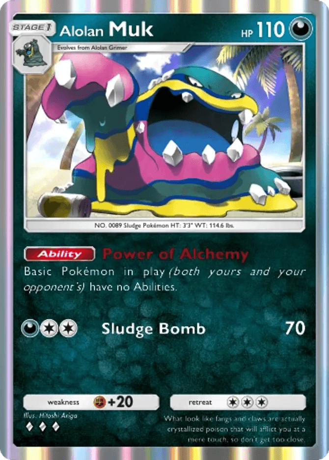 Alolan Muk (b4b-138) card in Pokémon TCG Pocket