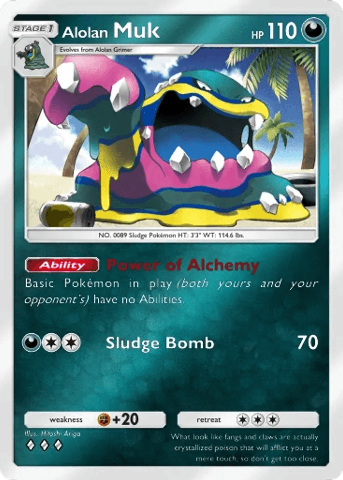 Alolan Muk (b4b-325) card in Pokémon TCG Pocket