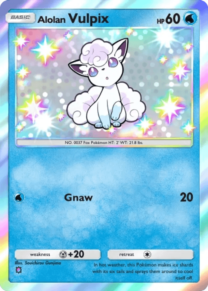 Alolan Vulpix (b4-204) card in Pokémon TCG Pocket