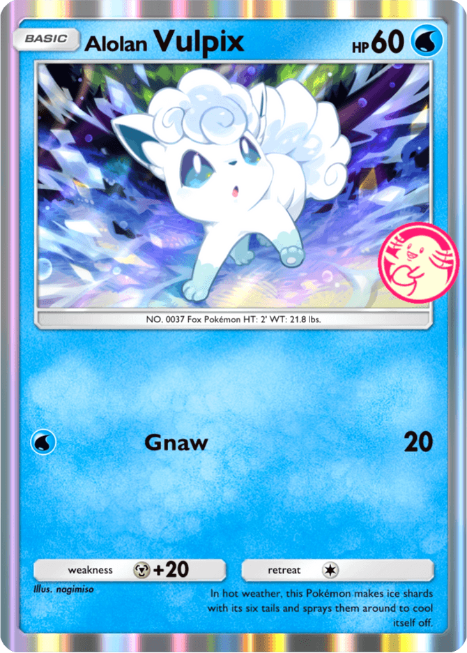 Alolan Vulpix (pb-032) card in Pokémon TCG Pocket