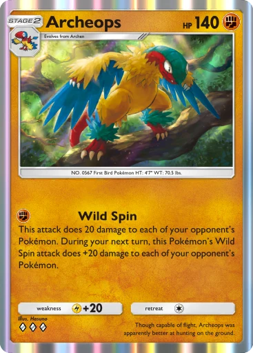 Archeops (b1-134) card in Pokémon TCG Pocket
