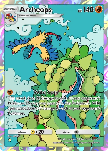 Archeops (b1-242) card in Pokémon TCG Pocket