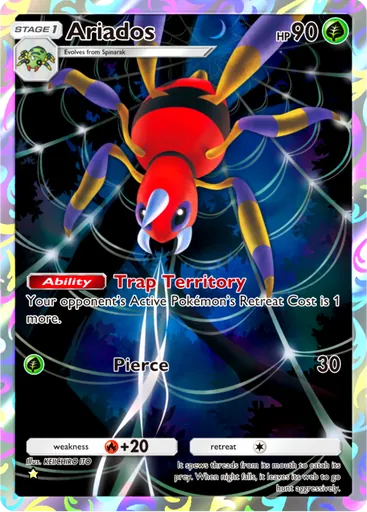 Ariados (b1a-070) card in Pokémon TCG Pocket