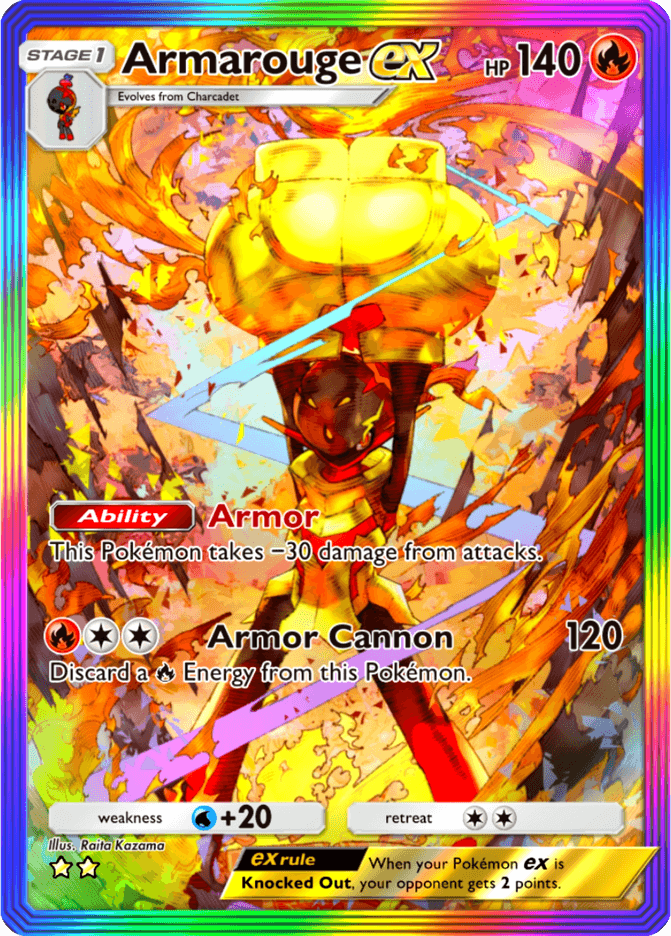 Armarouge ex (b2a-111) card in Pokémon TCG Pocket