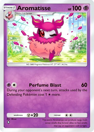 Aromatisse (b1a-036) card in Pokémon TCG Pocket