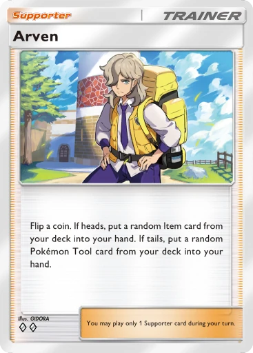 Arven Supporter card from Paldean Wonders (B2a)