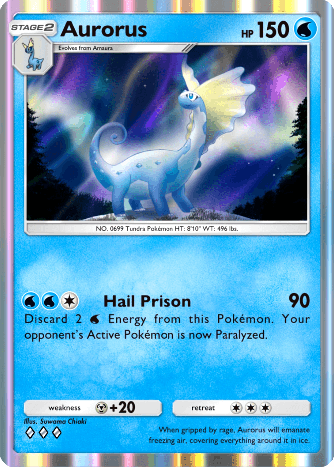 Aurorus card by Suwama Chiaki