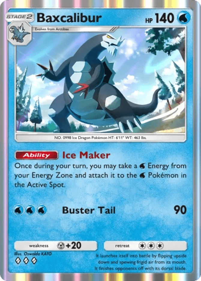 Baxcalibur card by Oswaldo KATO