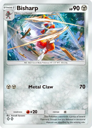 Bisharp (a1-180) card in Pokémon TCG Pocket