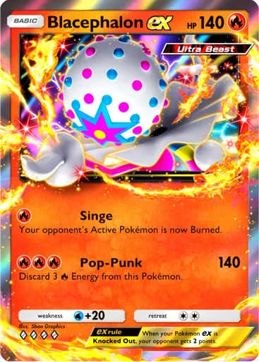 Blacephalon ex (b2-023) card in Pokémon TCG Pocket