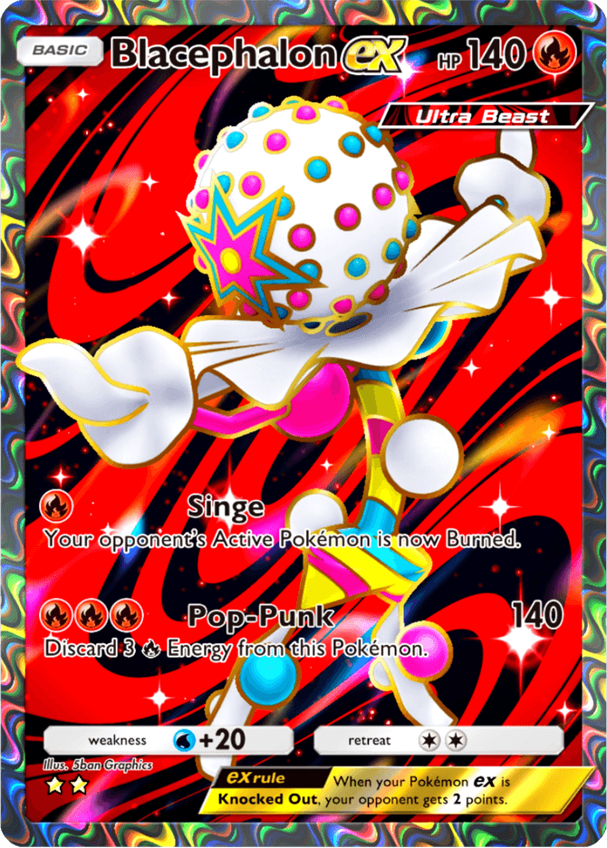 Blacephalon ex (b2-181) card in Pokémon TCG Pocket