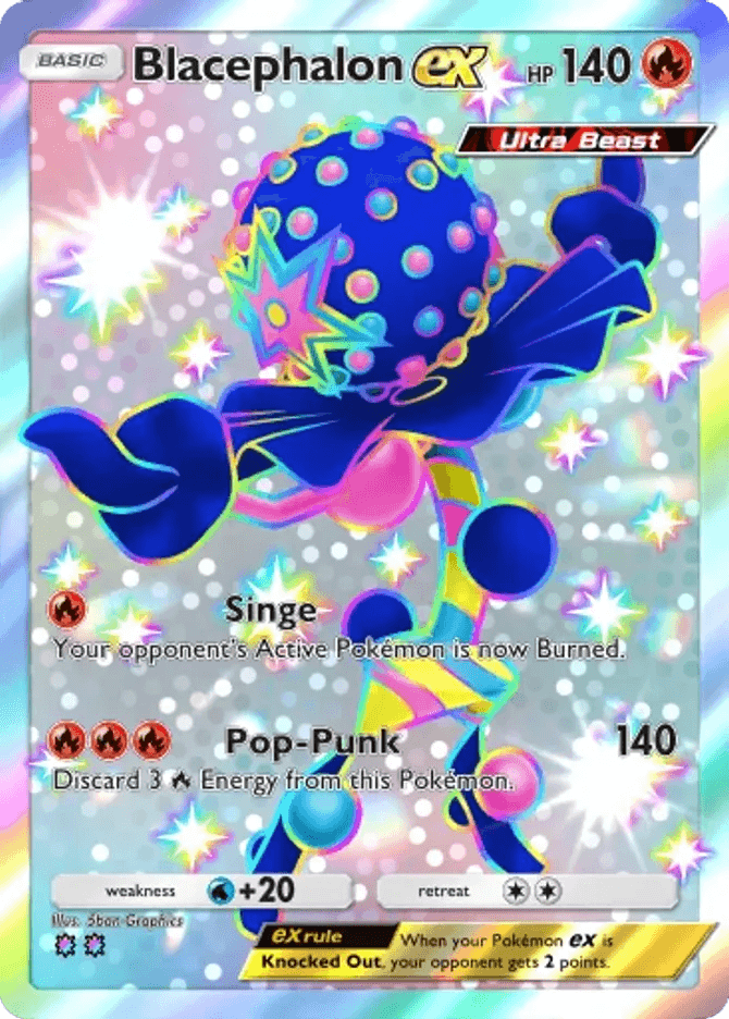 Blacephalon ex card by 5ban Graphics