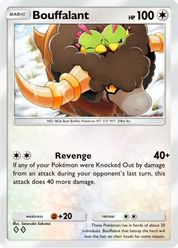 Bouffalant (b1a-064) card in Pokémon TCG Pocket