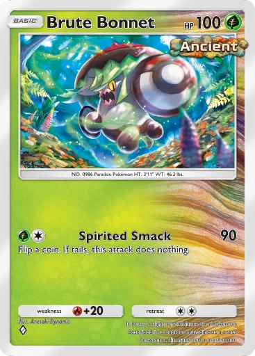 Brute Bonnet (b3a-003) card in Pokémon TCG Pocket