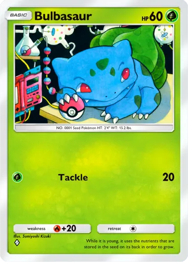 Bulbasaur (b1a-001) card in Pokémon TCG Pocket