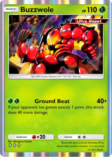 Buzzwole (b2-014) card in Pokémon TCG Pocket