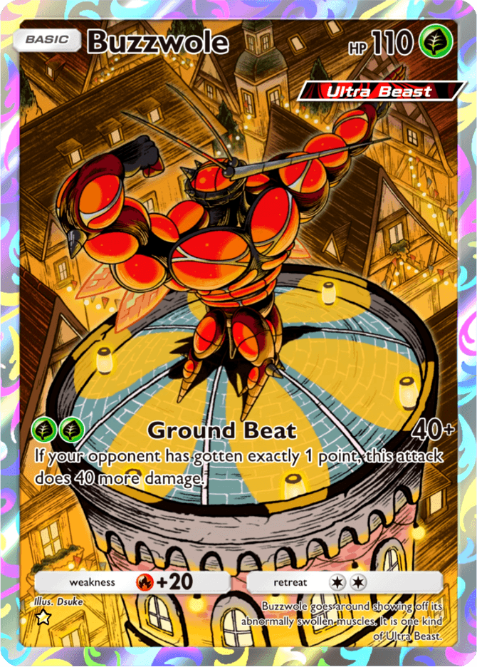 Buzzwole card by Dsuke