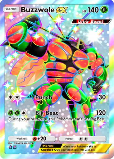 Buzzwole ex (b1a-098) card in Pokémon TCG Pocket