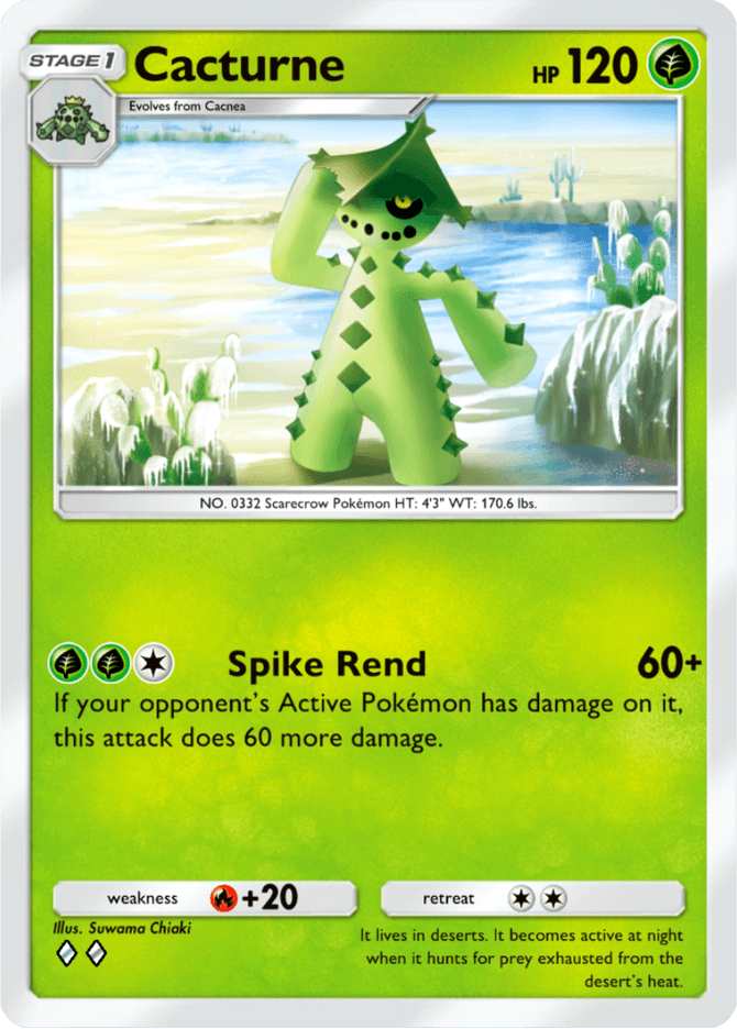 Cacturne Cards  Pokmon TCG Pocket | PocketCards.net