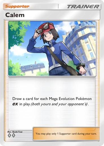 Calem Supporter card from Mega Shine (B2b)