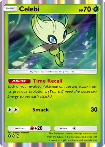 Celebi (b3-004) card in Pokémon TCG Pocket