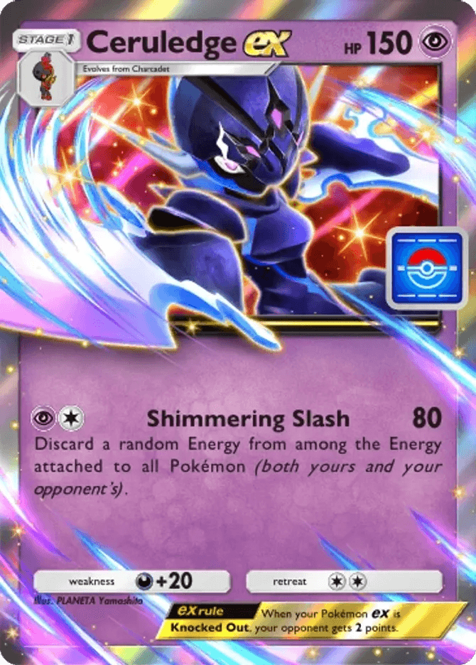 Ceruledge ex (pb-066) card in Pokémon TCG Pocket