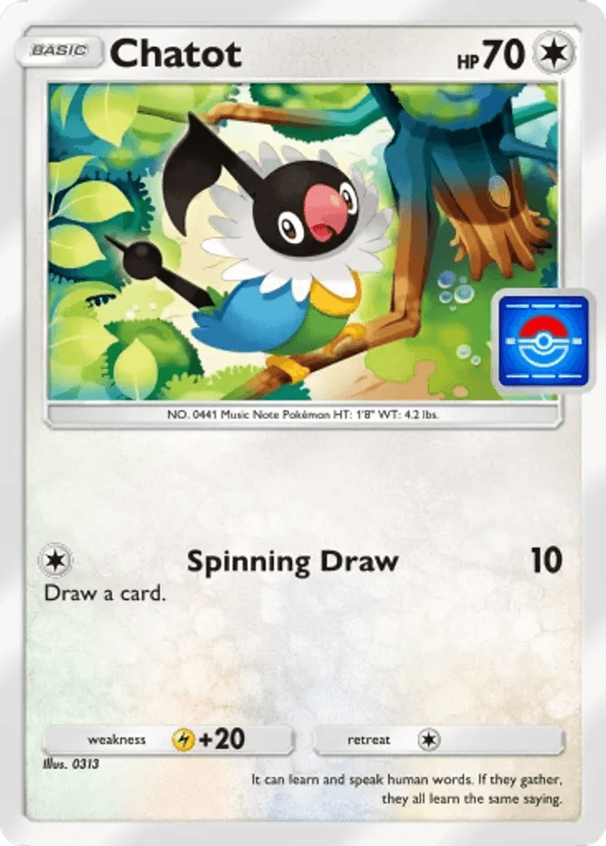 Chatot (Pb-046) — Pokémon TCG Pocket Card | PocketCards.net
