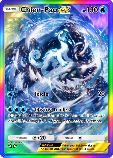Chien-Pao ex (b2a-112) card in Pokémon TCG Pocket