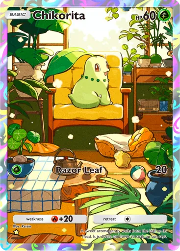 Chikorita (a4-162) card in Pokémon TCG Pocket