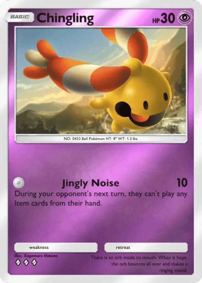 Chingling (b4b-307) card in Pokémon TCG Pocket