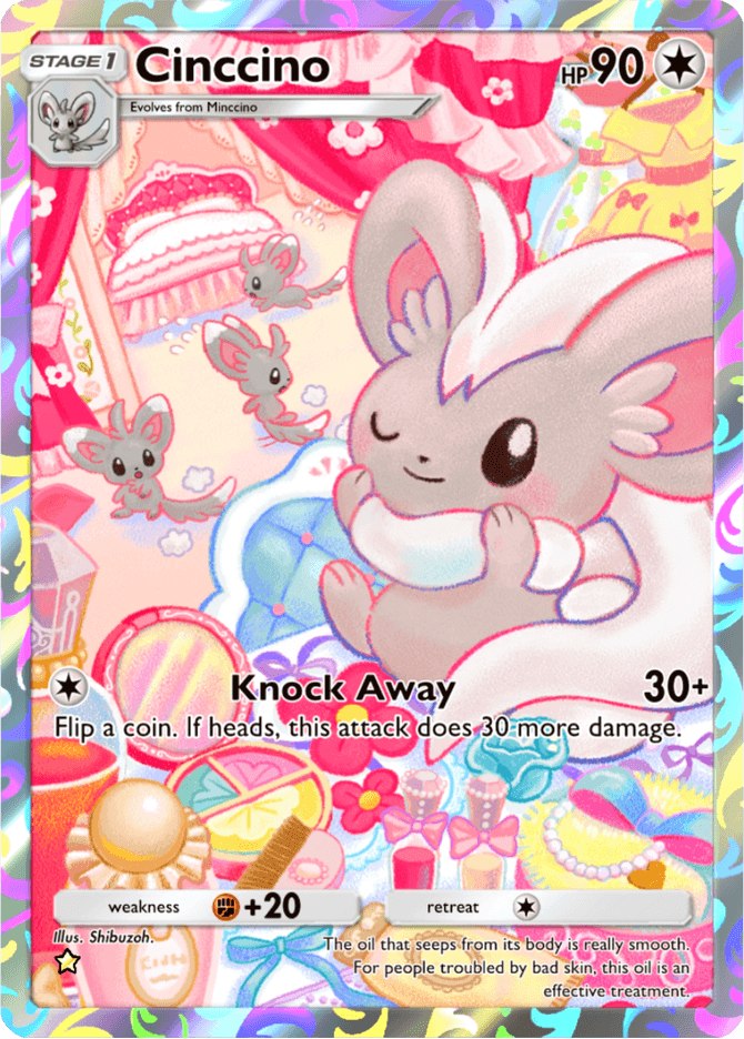 Cinccino card by Shibuzoh.