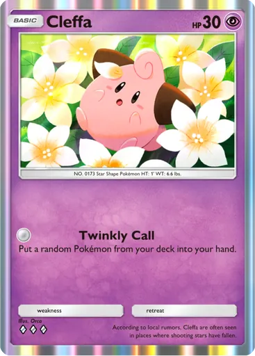 Cleffa (a4-077) card in Pokémon TCG Pocket