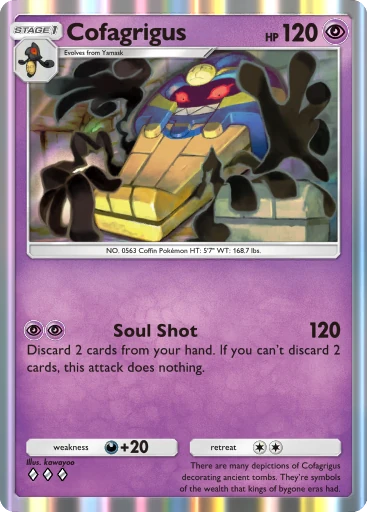 Cofagrigus (b1-111) card in Pokémon TCG Pocket
