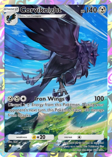 Corviknight (b1-246) card in Pokémon TCG Pocket