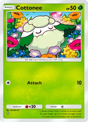 Cottonee (a1-027) card in Pokémon TCG Pocket