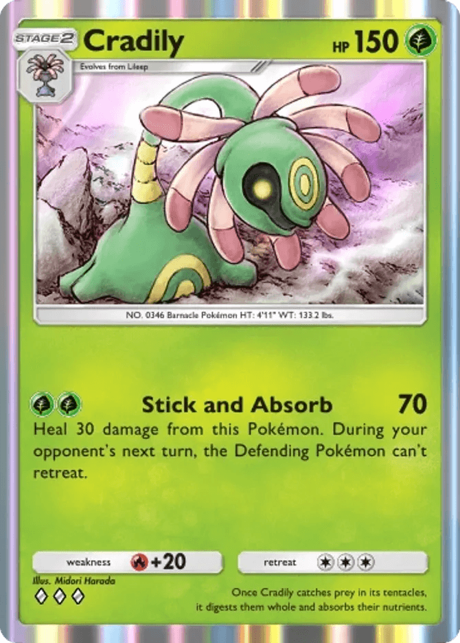 Cradily card by Midori Harada