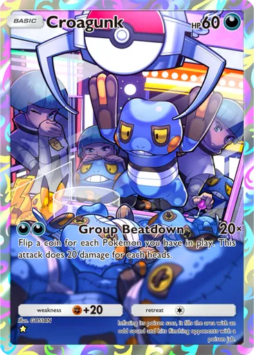 Croagunk (a2-173) card in Pokémon TCG Pocket
