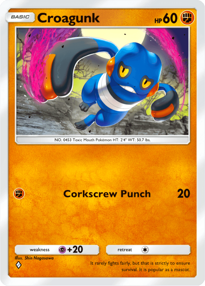 Croagunk (B3-082) – PTCGP | PocketCards.net